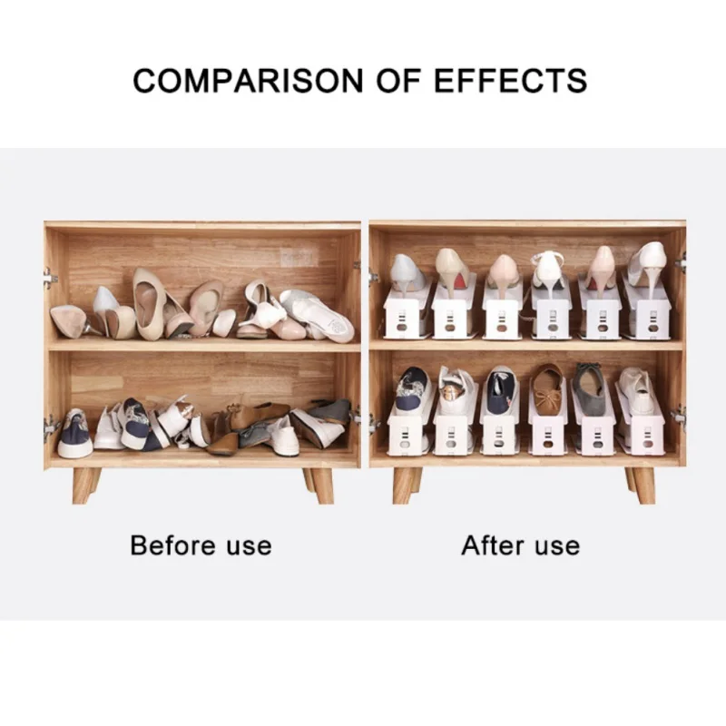 Регулируемый органайзер для обуви стойка для обуви прочная Подставка для хранения обуви Экономия пространства шкаф стенд обувь