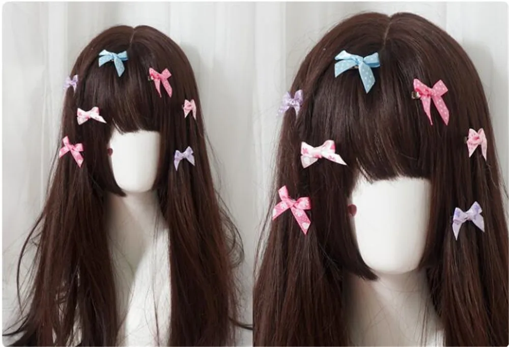 sweet bownot hairpin for lolita girl hair clip hair side clip accessroies B951