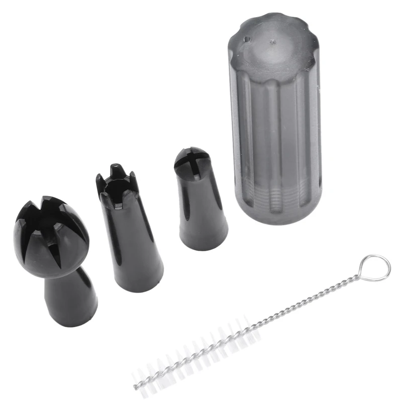 ABRA-250Ml алюминиевый диспенсер для крема, блендер для гурманов, декоративная насадка из нержавеющей стали и пластиковая Кондитерская трубка