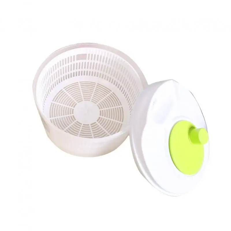 Salad  Quick Dry Anti-Wobble Tech Multi-Use Keeper Crisper Shaker, Easy One-Hand Pump Operation, Compact Storage