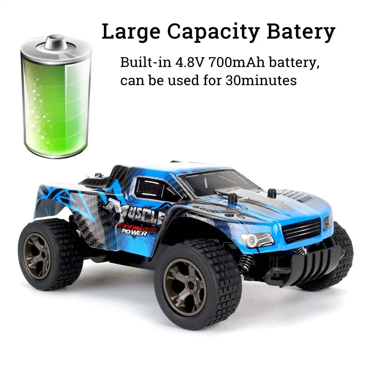 55 км/ч 1/20 2,4 ГГц 4WD RC гоночный автомобиль электрический пульт дистанционного управления по бездорожью высокоскоростная игрушка подарок на день рождения для детей