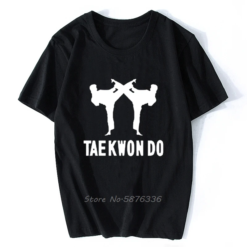 Новинка Мужская футболка Tae Kwon для тхэквондо боевые искусства Повседневная
