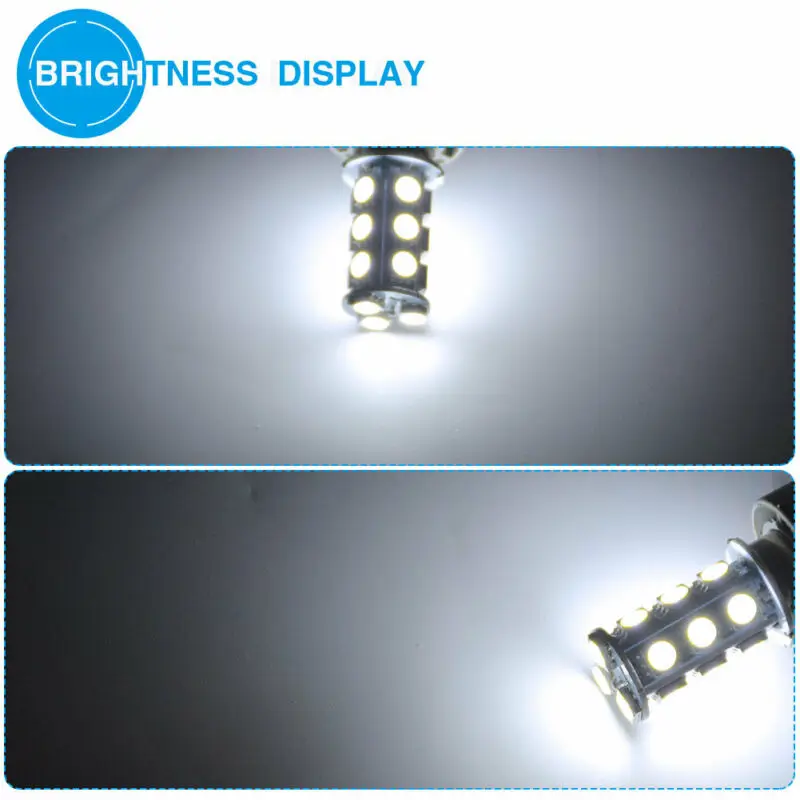20 X Холодный Белый 1156 18SMD RV Кемпер трейлер СВЕТОДИОДНЫЙ Светильник лампы Супер яркий 7000K