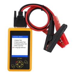 Testeur de batterie de voiture avec écran couleur TFT, 4 pouces, analyseur, détecteur de tension de courant pour camions lourds 12V 24V 