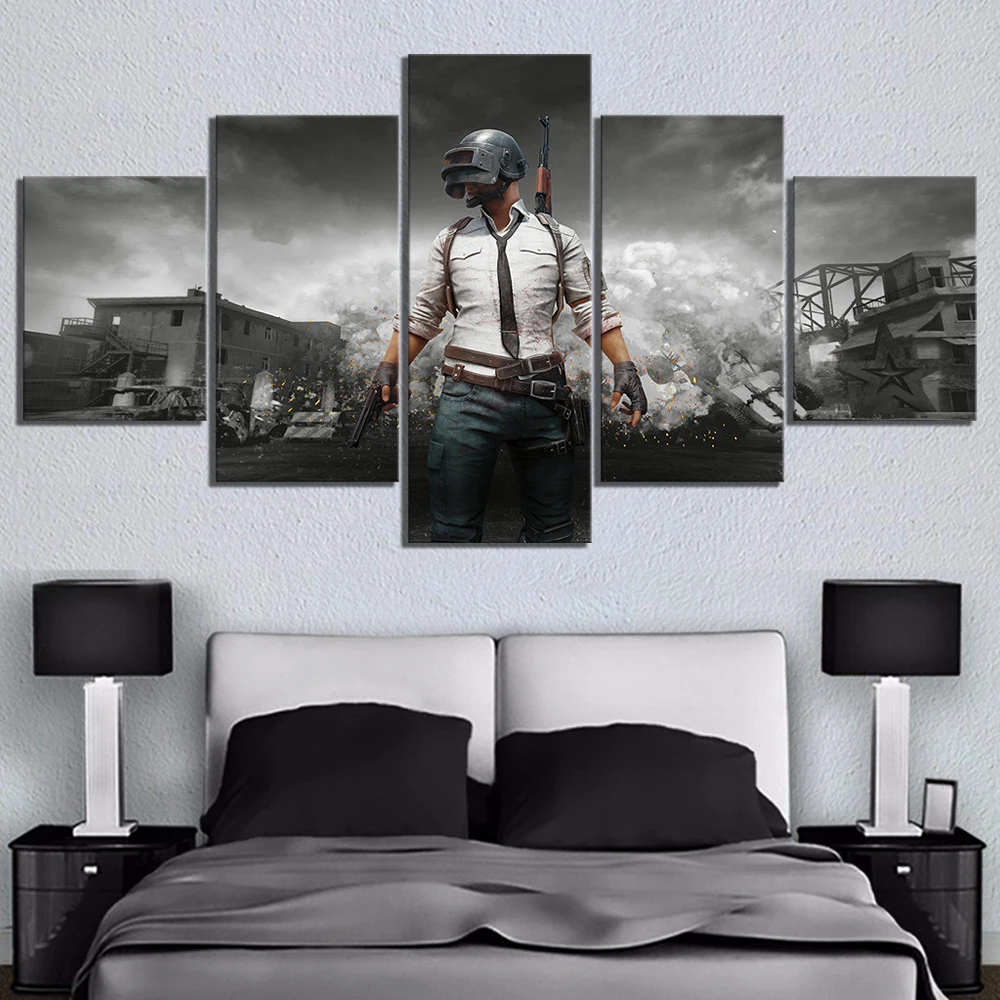 Постер для видеоигр Pubg с эффектом стимуляции поля боя настенные картины