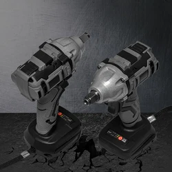 Chave de impacto sem escova elétrica recarregável soquete sem fio chave ferramenta elétrica para bateria makita