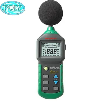 

MASTECH MS6701 Auto Range Digital Sound Level Meter Decibel Tester 30dB to 130dB With USB Data Acquisition