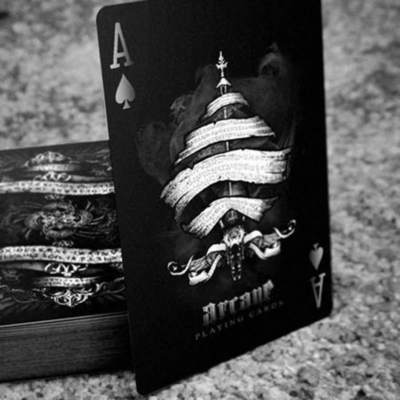 1 шт. черно белые черные карточки для игры в покер на велосипеде|Игральные карты| |