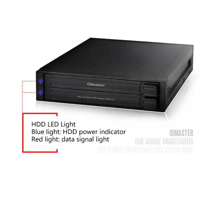 HE-2005 Dual 2," Sata Hdd внутренний корпус чехол для жесткого диска металлический чехол для мобильного телефона