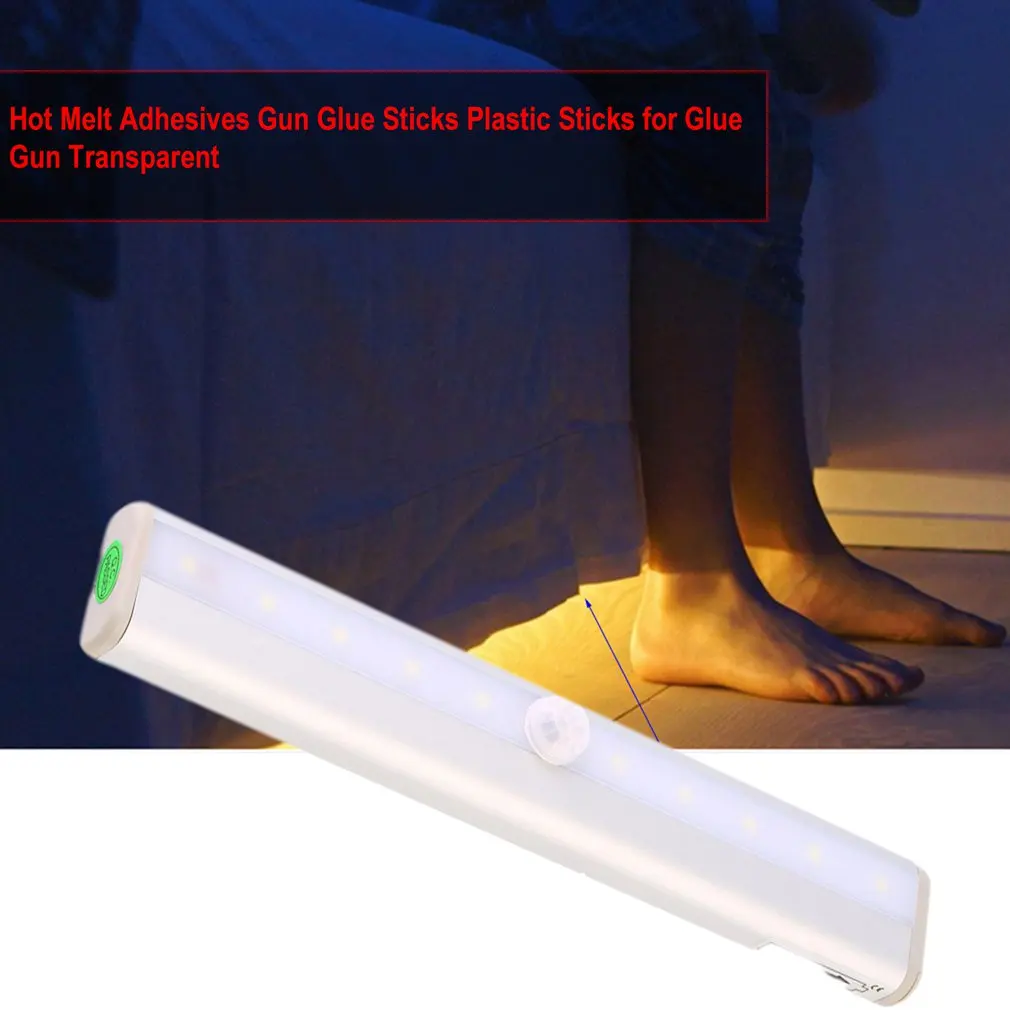 

ICOCO Wireless PIR Auto Motion Sensor Light Intelligent Portable infrared Induction Lamp Night Lights for Cabinet Hotel Closet