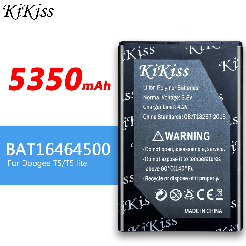 Аккумулятор большой емкости на 5350 мАч для DOOGEE T5 / lite мобильный телефон