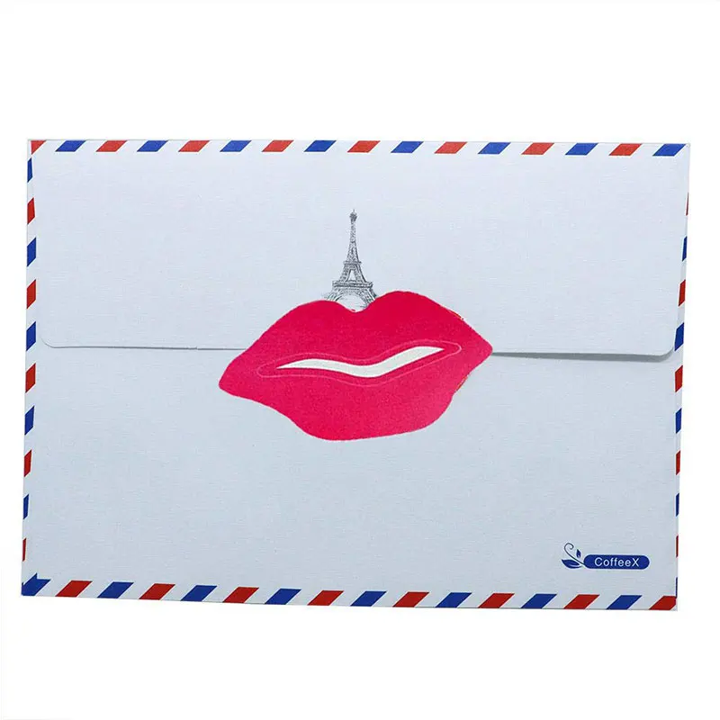 Lips Stickers Perforated Self Adhesive Kissing Lips Removable Body Sticke for DIY Decorating Crafting Total 1000 Pieces Per Roll