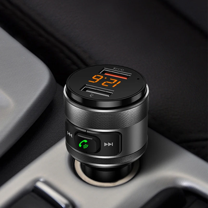 Автомобильный MP3 плеер CDEN приемник fm передатчик мобильный телефон USB автомобильное зарядное устройство QC3.0