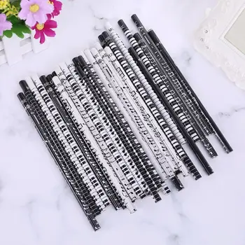 

36pcs Musical Note Pencil Pen 2B Standard Piano Notes Writing Drawing Stationery School Office Supply Student Gift C26