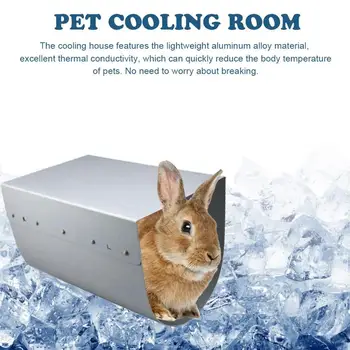 

2020 New Summer Pet Hamster Rabbit Cooling House Hideout Tunnel Heat Dissipation Cooler With Pad Small Pets Cooling Tunnel