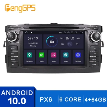 

Android 10.0 CD DVD Player For Toyota Auris 2006-2012 GPS Navigation Multimedia Headunit Touchscreen With Carplay DSP 4+64G