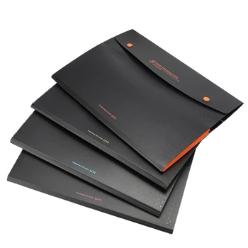 

High Quality A4 Multi-layer Plastic Expansion File Folders 5 Pockets Accordion Document Organizer Bag For School Office Supplies