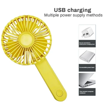 

2020 Summer fan Mini Fan Portable Foldable USB Rechargeable 3 Speed Adjustable Cool Wind