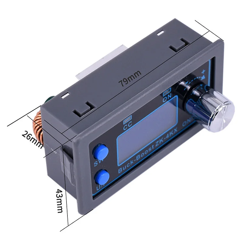 ZK 4KX CNC DC Buck Boost конвертер CC CV 0 5 30 в 4A модуль питания Регулируемый источник для