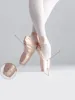 Girls Women Ladies Professional Ballet Pointe Shoes Satin Ballet Shoes With RibbonsProfessional Ballet Pointe Shoes Girls Women 3