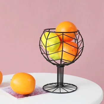 

Fruit Basket Fruit Vegetable Kitchen Storage Basket Metal Bowl Kitchen Storage Container Desktop Display Tray Table Storage