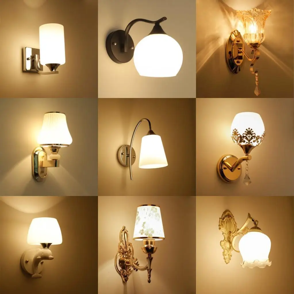 Verlichting Lampen современный Vanity Lampara де сравнению интерьер для дома кристалл аппликация Murale светильник Настенный спальня свет