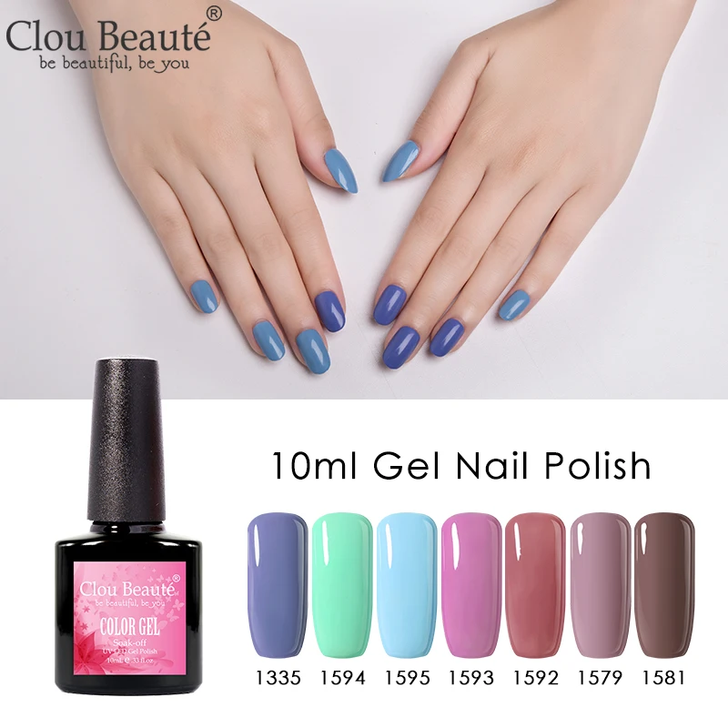 Clou Beaute 10 мл Праймер гель лак замачиваемый для ногтей Базовое покрытие не