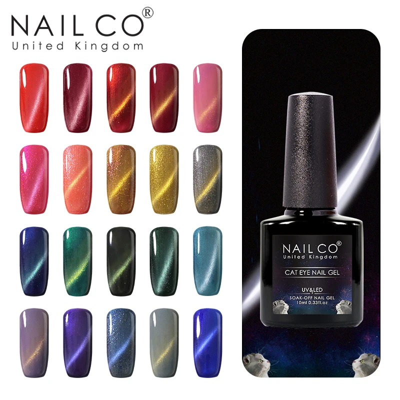 NAILCO Гель-лак для ногтей кошачий глаз 10 мл Радужный цвет УФ светодиодный Гель-лак для ногтей впитывающий лак для ногтей Гель-лак