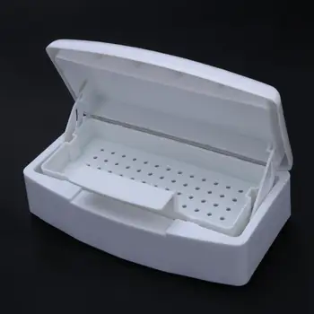 

Sterilizer Disinfection Box Professional Salon Nail Metal Tools Disinfector Cleaner Sanitizer Nail Manicure Set Box