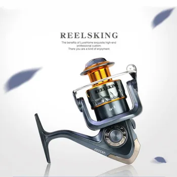 

Fishing reel Spinning 5.5:1 reel fishing line spinning fishing gear machine metal rocker arm without gap Fishing Wheel