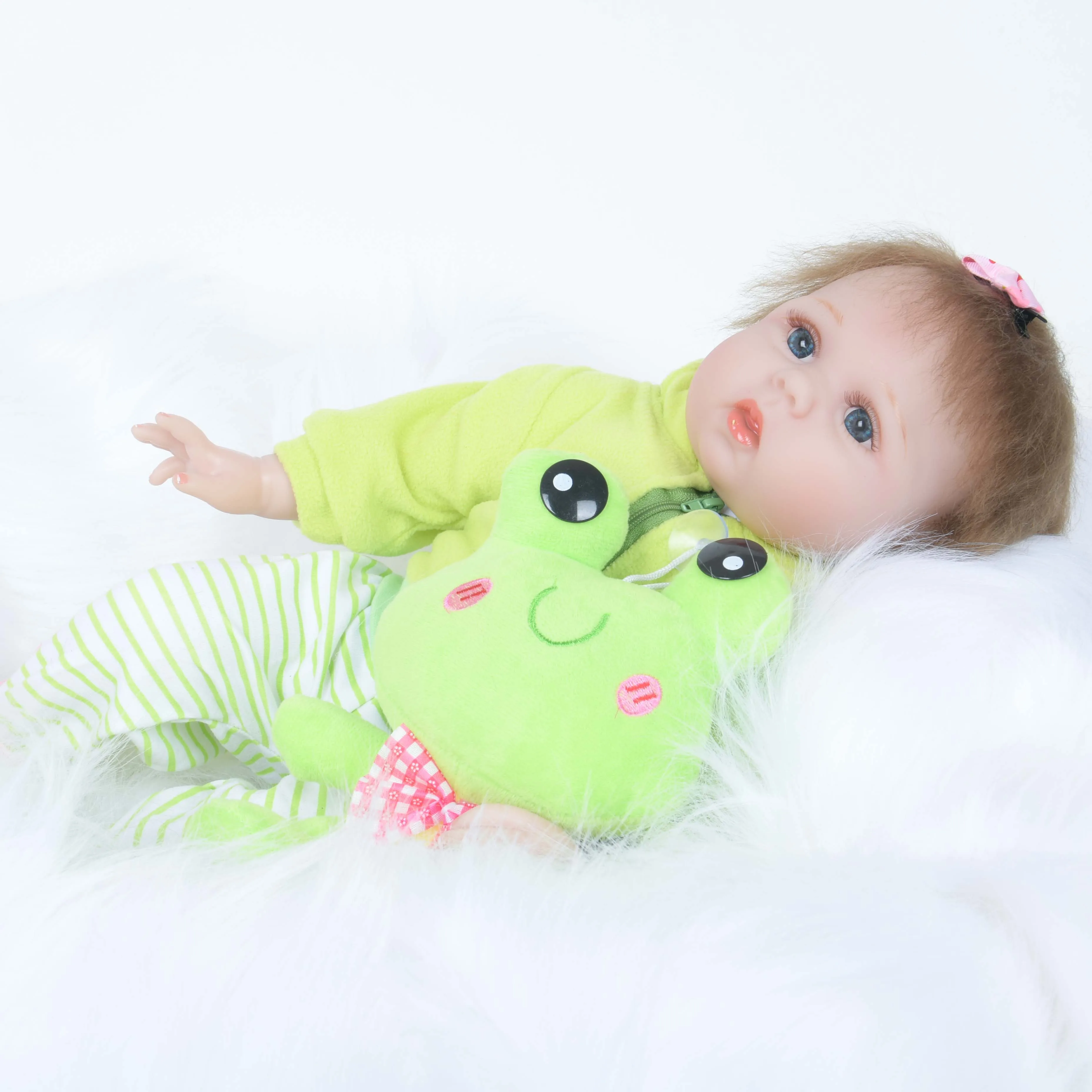 22 дюйма 55 см мягкие силиконовые Bebe Reborn Baby Doll Игрушки для ванной реалистичные куклы новорожденных Детская кукла «Принцесса» реалистичный ребенок игрушечный олень, детский приятель подарки
