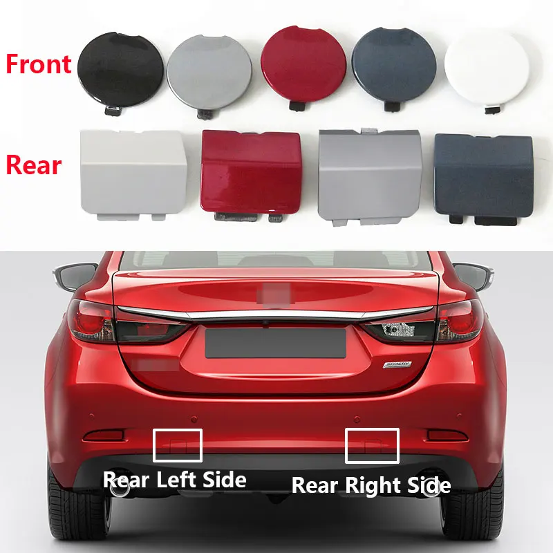 Front Bumper Tow Hook Eye Cover Cap GHP9-50-A11 For MAZDA 6 ATENZA 2013-2016