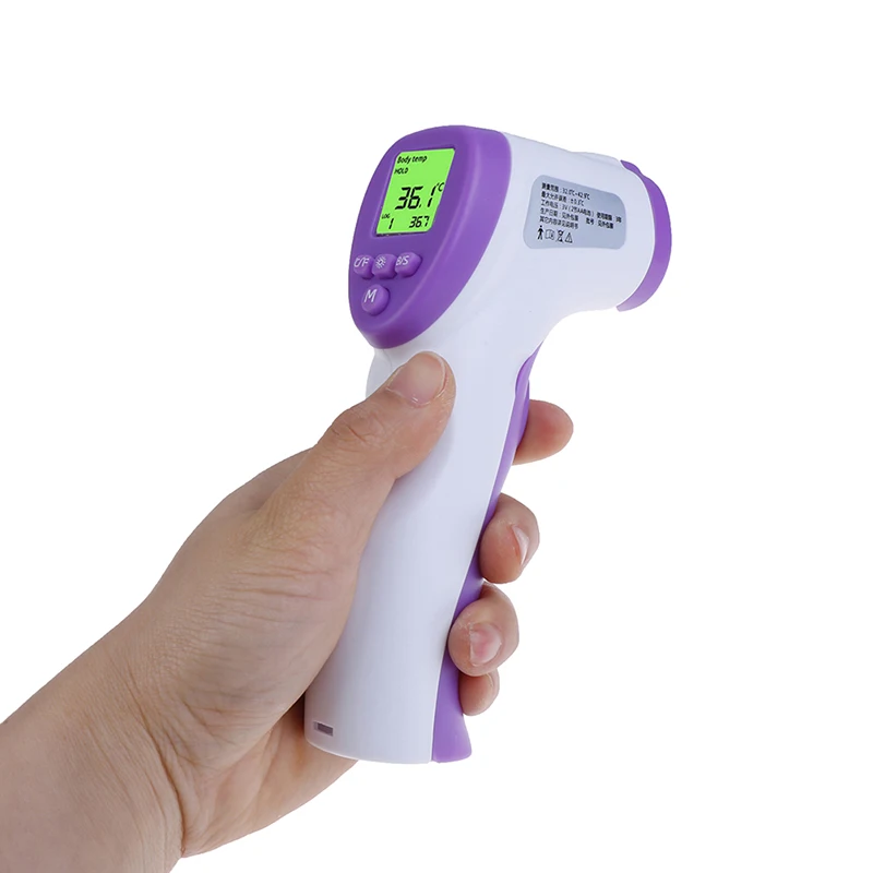 

Forehead Non Contact Infrared Baby Thermometer LCD Body Temperature Fever Digital IR Measurement Tool Gun For Baby Adult