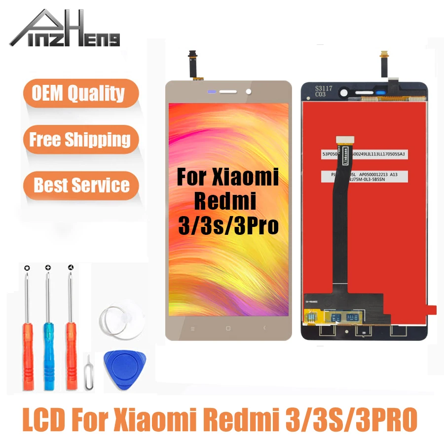

AAAA LCD For Xiaomi Redmi 3S 3 Pro Screen Display Digitizer Assembly Replacement LCD For Xiaomi Redmi 3S 3 Pro Screen