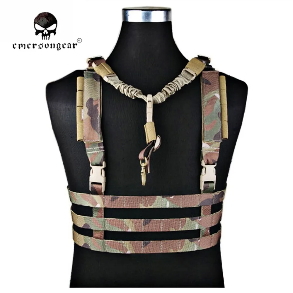 EMERSONGEAR-MOLLE-System-Low-Profile-Chest-Rig-Vest-Military-Army-Hunting-Airsoft-Vest-Profile-Chest-Rig (4)