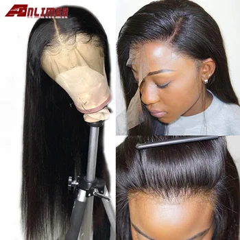 

Straight Lace Front Human Hair Wigs For Black Women Pre Plucked 13X4/13x6 Malaysian Lace Frontal Wig Anlimer Remy Hair