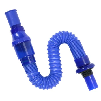 

2pcs S-Type Flexible Sink Sewer Pipe Drain Tube Basin Waste Extension Tube Extension Pipes Kitchen Accessories