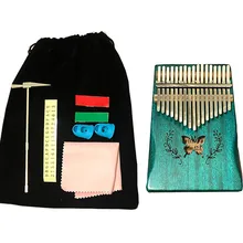 Портативный 17-клавишным калимба Портативный игрушечное пианино высококачественная древесина тела музыкальный инструмент отлично подходит для калимба любителей и начинающих