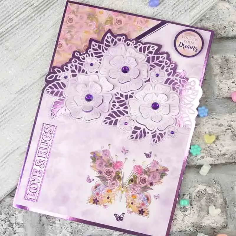 

Pretty Flower Petals Metal Cutting Dies for DIY Scrapbooking Album Embossing Paper Cards Making Crafts Supplies 2019 New Diecuts