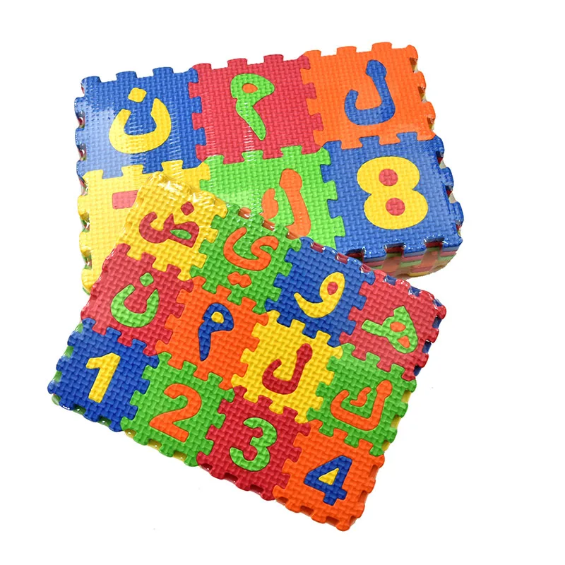 Arabic Alphabet Foam Puzzle Environmentally Eva Foam Mat For Baby 5.5 x 5.5cm 