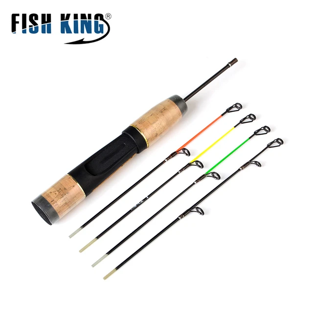 FISH KING Winter Ice Fishing Rod 43cm C.W 2-30G spinning Rod With