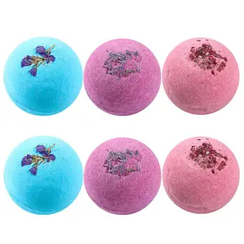 

Bath ball explosion bath salt ball high-end gift box bomb flower dried rainbow essential ball bath bath oil bubble bombs G3F2