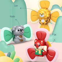 

Children's Table Rotating Baby Rattle Toy Innovative Sucker Spinning Top Baby Toys Rotating Teething Toy Unzip Toys