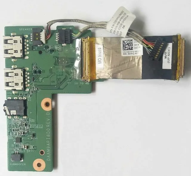 Для Dell Inspiron 15-7559 ноутбук звуковая плата с подключением по USB W/кабель 0WC976 DAAM9API8D0 G5WGR cn-0G5WGR 0G5WGR Протестировано