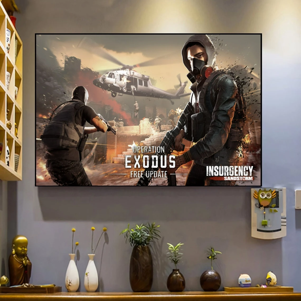 Assicurazione Sandstorm Game Cover Poster Wall Art Canvas Painting Camera Da Letto Soggiorno Decorazione Domestica (Senza Cornice)