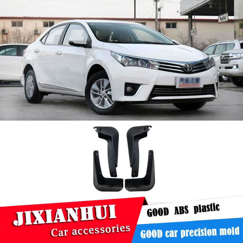 Для Toyota COROLLA- Брызговики передние с цветом и задним брызговиком крыло брызговиков модифицированное специальное