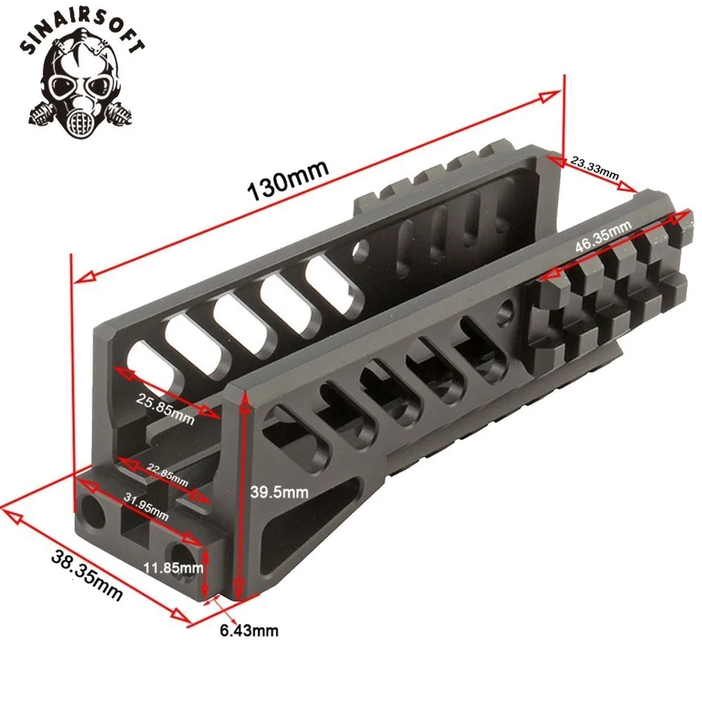 Горячие тактические Aks 74U Picatinny Rail Handguard многофункциональные алюминиевые режущие B11 охотничьи страйкбол Пейнтбол армейские аксессуары