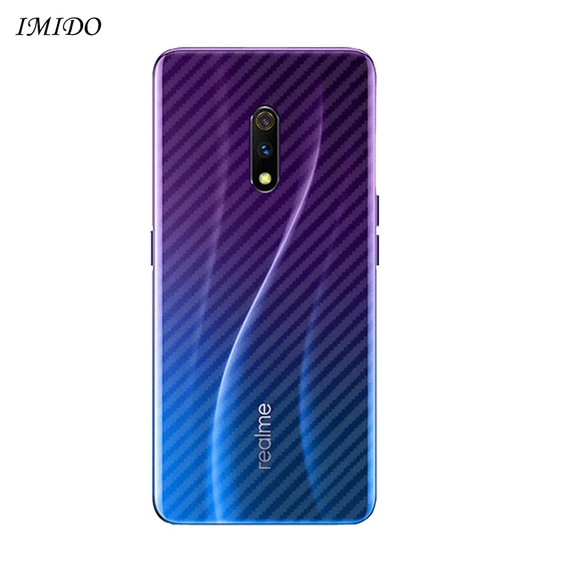 3D полное покрытие задней панели из углеродного волокна протектор экрана для OPPO