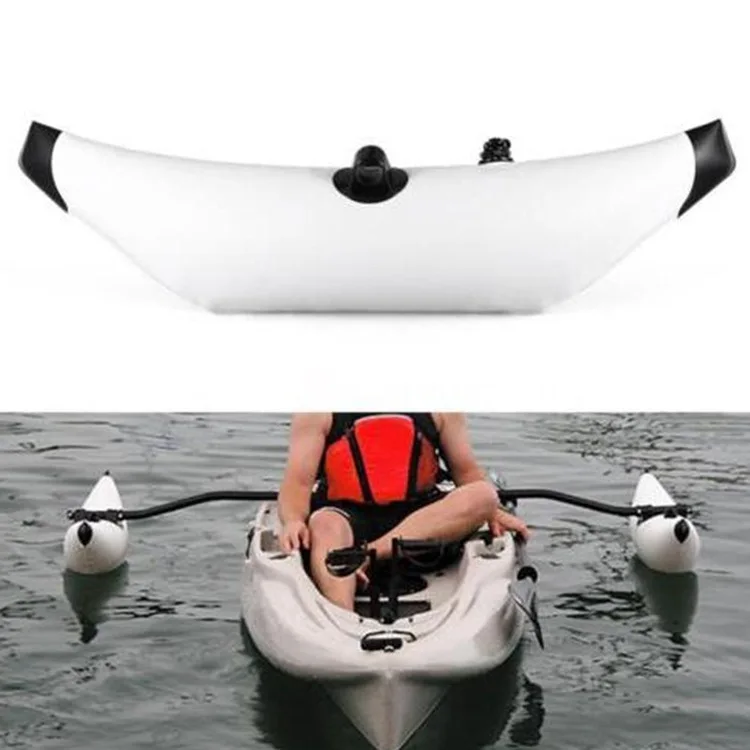 

PVC Inflatable Outrigger Water Float Set For Kayak Boat with Sidekick Arms Rod Canoe/Rowing Fishing Float Stabilizer System Kit