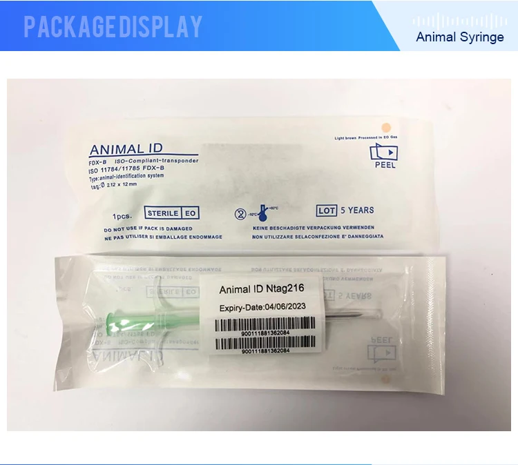 2x12mm NFC microchip syringe (20)